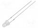 LED  3mm  red  18000÷22000mcd  15°  Front  convex  Pitch  2.54mm