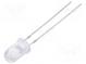 LED  5мм  красный  22000÷25000мкд  3,5÷4,5лм  15°  30мА  1,8÷2,6В