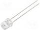 LED  5mm  red  1560÷2180mcd  140°  20mA  1.8÷2.6V  Front  flat