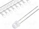 LED  5mm  red  1560÷2180mcd  140°  20mA  1.8÷2.6V  Front  flat