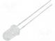 LED  5mm  yellow  50000÷60000mcd  15°  20mA  2÷2.6V  Front  convex
