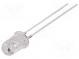 LED  5mm  yellow  2180÷4200mcd  60°  20mA  1.8÷2.6V  Front  convex