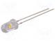 LED  5mm  white warm  28000÷38000mcd  30°  50mA  2.9÷3.6V  3400K