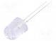 LED  8mm  white warm  30°  Front  convex  Pitch  2.54mm  2900-4000K