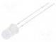 LED  5mm  blue  3000÷4200mcd  100°  20mA  2.7÷3.4V  Front  convex