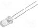 LED  5mm  blue  750÷1120mcd  15°  1mA  2.6÷3.3V  Front  convex