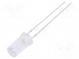 LED  5mm  blue  500÷750mcd  50°  20mA  2.8÷3.6V  Front  flat