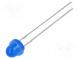LED  5мм  bullet  голубой  220÷330мкд  100°  20мА  2,8÷3,6В