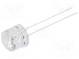 LED  8mm  blue  1000÷1500mcd  100°  Front  convex  Pitch  2.54mm