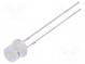 CRLED  5mm  blue (ice blue)  2200mcd  140°  14mA  12V  Front  flat