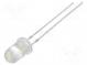 LED  5mm  blue (ice blue)  90000÷100000mcd  15°  15mA  7.8÷9.5V