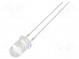 LED  5mm  blue (ice blue)  25000÷30000mcd  60°  15mA  7.8÷9.5V