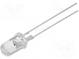 LED  5mm  green  25000÷30000mcd  30°  50mA  3÷3.8V  Front  convex
