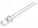LED  5mm  green  12000÷14000mcd  30°  20mA  2.9÷3.6V  Front  convex