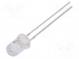 LED  5mm  green  5800mcd  30°  7.5÷13mA  3÷13V  Front  convex