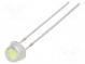 LED  5mm  green  72000÷85000mcd  8°  30mA  2.8÷3.4V  Front  convex