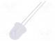 LED  8mm  green  12000÷1400mcd  30°  Front  convex  Pitch  2.54mm