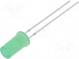 LED  5mm  green  500÷750mcd  180°  20mA  2.8÷3.6V  Front  flat