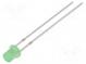 LED  3mm  green  220÷330mcd  140°  Front  flat  Pitch  2.54mm