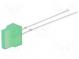 LED  rectangular  1.8x7.05mm  green  330÷500mcd  30°  Front  flat
