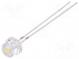 LED  4.8mm  yellow (fluorescent yellow-green)  1120÷1560mcd
