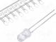 LED  5mm  red  1560÷3000mcd  60°  20mA  1.8÷2.4V  Front  convex