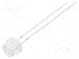 LED  4.8mm  violet  500÷750mcd  1÷1.5lm  100°  Front  convex  THT