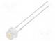LED  4.8mm  white warm  candle light effect  1560÷2180mcd  100°