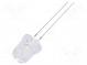 LED  8mm  white warm  8400÷10000mcd  30°  Front  convex