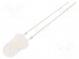 LED  5mm  white warm  8400÷10000mcd  30°  20mA  2.7÷3.4V  3000K