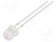 LED  5mm  white warm  2180÷2500mcd  8.5÷10lm  140°  20mA  2.9÷3.4V