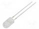 LED  5mm  white warm  18000÷22000mcd  8.5÷10lm  30°  30mA  2.9÷3.4V
