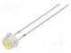 LED  4.8mm  white warm  4200÷5800mcd  10÷12lm  100°  Front  convex