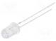 LED  5mm  white warm  2180÷3000mcd  30°  12÷20mA  5V  Front  convex