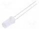 LED  5мм  белый теплый  1120÷1560мкд  100°  20мА  2,7÷3,4В