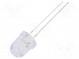 LED  8mm  white warm  2180÷3000mcd  30°  Front  convex