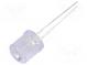 LED  10mm  white warm  1560÷2180mcd  100°  Front  flat