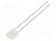 LED  rectangular  2x4x5mm  white warm  330÷500mcd  100°  20mA
