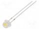 LED  4.8mm  white neutral  4200÷5800mcd  10÷12lm  100°  7.8÷9.5V
