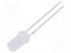 LED  5mm  bipolar  white warm  750÷900mcd  180°  20mA  2.7÷3.4V