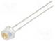 LED  4.8mm  white warm  12lm  130°  Front  convex  7.6÷9.6V  2700K