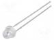 LED  5мм  bullet  оранжевый  500÷1120мкд  30°  20мА  1,8÷2,6В