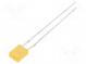 LED  rectangular  2x4x5mm  orange  100÷150mcd  100°  Front  flat