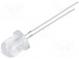 LED  8mm  orange  4000÷6000mcd  30°  Front  convex  Pitch  2.54mm