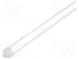 LED  1.8mm  orange  3000÷4000mcd  30°  1.8÷2.6V  Front  convex