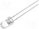 LED  5mm  green  8000÷12000mcd  30°  20mA  2.8÷4V  Front  convex
