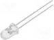 LED  5mm  green  2180mcd  60°  20mA  2.9÷3.6V  Front  convex