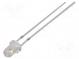 LED  3mm  red  330÷500mcd  60°  Front  convex  Pitch  2.54mm