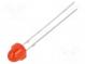 LED  5мм  bullet  красный  220÷330мкд  100°  20мА  1,8÷2,6В