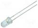 LED  5mm  red  14400÷18000mcd  15°  50mA  1.8÷2.6V  Front  convex